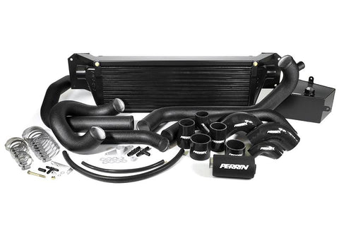 PERRIN 15-21 Subaru STI Front Mount Intercooler Boost Tubes + Hardware - Black Tubes - PSP-ITR-438-2BK/BK