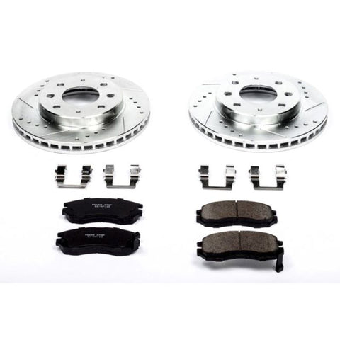 Power Stop 93-95 Eagle Summit Front Z23 Evolution Sport Brake Kit - K1090