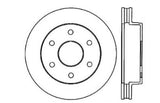 StopTech 92-00 GMC Suburban 1500 4WD (6 lug) Front Left Slotted & Drilled Rotor - 127.66009L