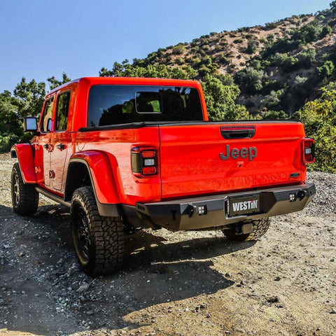 Westin 2020 Jeep Gladiator WJ2 Rear Bumper - Textured Black - 59-82065