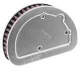 K&N Replacement Unique Air Filter 6.625in L x 4.75in W x 1.625in H with 1 Flange for Harley-Davidson - HD-1614
