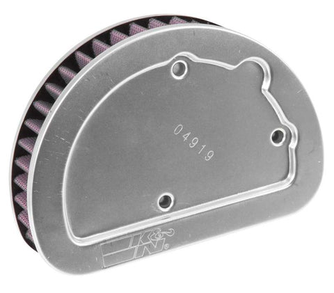 K&N Replacement Unique Air Filter 6.625in L x 4.75in W x 1.625in H with 1 Flange for Harley-Davidson - HD-1614