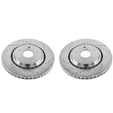 Power Stop 14-16 Acura MDX Front Evolution Drilled & Slotted Rotors - Pair - JBR1589XPR
