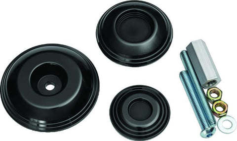 Kuryakyn Lodestar Rear Axle Sliders-BMW-Black - 3805