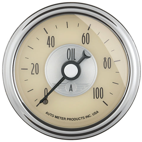 Autometer Prestige Series 52mm 0-100 PSI Mechanical Oil Pressure Gauge - 2021