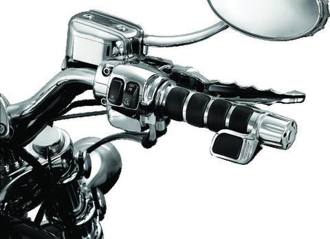 Kuryakyn ISO Grip With Throttle Boss Dual Cable Chrome - 6342