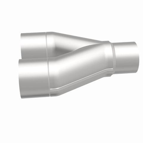 MagnaFlow Universal Trans Y-Pipe All SS 4inch (Dual) 3.5inch (Single) x 13inch (Overall) - 10800