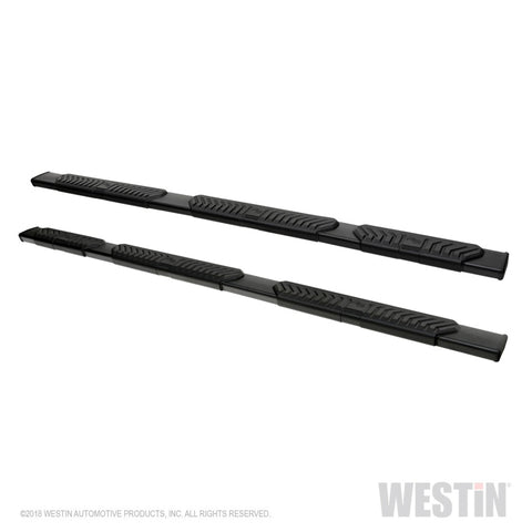 Westin 19-21 Dodge/Ram 1500 Crew Cab (5.5ft Bed) Wheel to Wheel Nerf Step Bars - Black - 28-534725