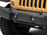 Raxiom 07-18 Jeep Wrangler JK Axial Series Halo LED Fog Lights- Amber - J141994