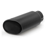 Banks Power Tailpipe Tip Kit - SS Obround Slash Cut - Black - 4in Tube - 5in X 6in X 14in - 52927