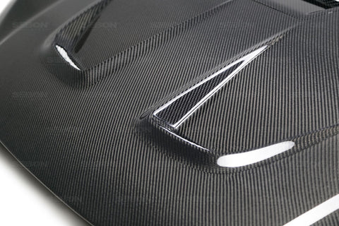 Seibon 2016-2017 Honda Civic Coupe/Sedan/Hatchback MR-Style Carbon Fiber Hood - HD16HDCV-MR