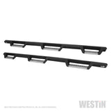 Westin/HDX 07-19 Chevrolet Silverado 2500 8ft Drop Wheel to Wheel Nerf Step Bars - Textured Black - 56-5345852