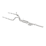 MagnaFlow Stainless Cat-Back Exhaust 2015 Chevy Silverado 2500HD 6.0L Dual Split Rear Exit 4in - 19027