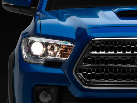 Raxiom 16-23 Toyota Tacoma Axial Series OE Replmnt Headlights- Chrome- Clear Lens - TT26261