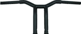 Burly Brand Dominator Raked Bar 10in - Matte Black - B12-6051SB