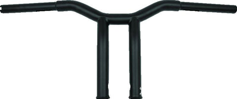 Burly Brand Dominator Raked Bar 10in - Matte Black - B12-6051SB
