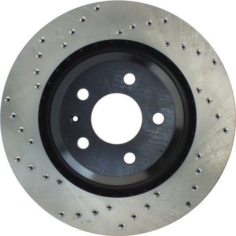 StopTech 07-10 Audi S6 Drilled Right Rear CRYO Rotor - 128.33117CR