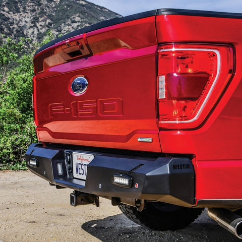 Westin 15-20 Ford F-150 Pro-Series Rear Bumper - Textured Black - 58-421015