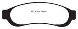 EBC 05-07 Ford F350 (inc Super Duty) 5.4 DRW 2WD Yellowstuff Rear Brake Pads - DP41779R
