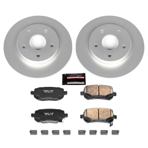 Power Stop 08-12 Chrysler Town & Country Rear Z17 Evolution Geomet Coated Brake Kit - CRK4569