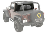 Bestop Around Windjammer - 07-18 Jeep Wrangler JK 2-Door Wrap (Black Diamond) - 80041-35