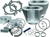 S&S Cycle 07-17 BT 107in Bolt-In Big Bore Kit - Silver - 910-0480