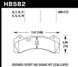 Hawk HPS Street Brake Pads - HB582F.660