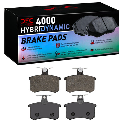 DFC 80-01 Audi V8 Quattro Rear 4000 Hybridynamic Brake Pads - 4000-0228-00