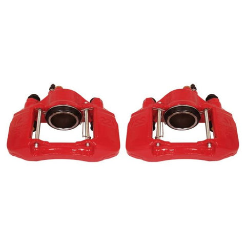 Power Stop 91-03 Ford Escort Front Red Calipers w/o Brackets - Pair - S1336A