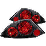 ANZO 2000-2005 Mitsubishi Eclipse Taillights Black - 221081