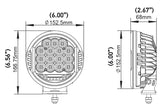 Hella 500 LED Driving Lamp - Single - 358117161