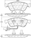 StopTech Performance 07-10 Audi S6/S8 Front Brake Pads - 309.10240
