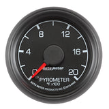 Autometer Factory Match Ford 52.4mm Full Sweep Electronic 0-2000 Deg F EGT/Pyrometer Gauge - 8445