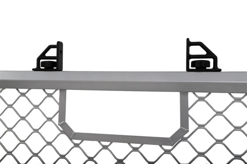 Dee Zee Universal Aluminum Front Truck Cargo Management Cab Rack Silver Mesh - DZ95050R