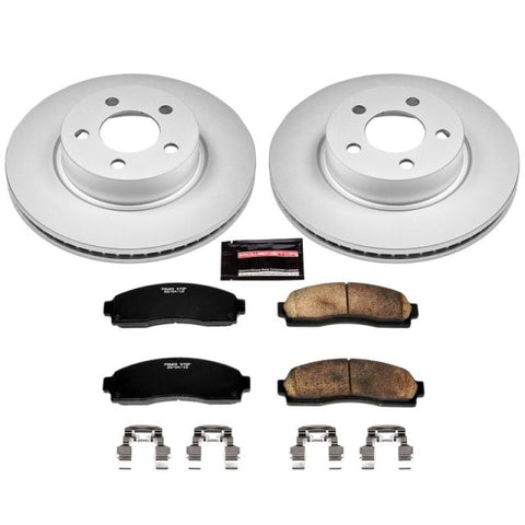 Power Stop 01-03 Ford Explorer Sport Front Z17 Evolution Geomet Coated Brake Kit - CRK1923