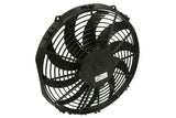 CSF 92-00 Honda Civic All-Aluminum Fan Shroud w/12in SPAL Fan - Black Finish - 2858FB
