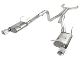 aFe MACHForce XP Cat-Back Exhaust 3in SS w/ Polished Tips 11-14 Ford Mustang GT V8 5.0L - 49-43049-P