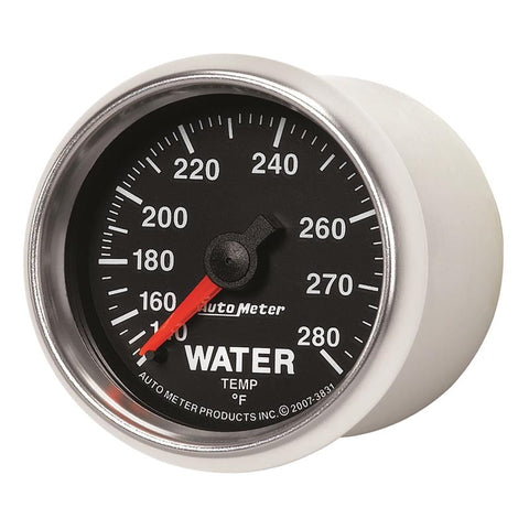 AutoMeter Gauge Water Temp 2-1/16in. 140-280 Deg. F Mechanical Gs - 3831