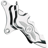 Performance Machine Front 6 Piston Diff Bore Caliper - Chrome - 0051-2917-CH