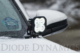 Diode Dynamics 10-21 Toyota 4Runner SS3 LED Ditch Light Kit Sport - White Combo - DD6746