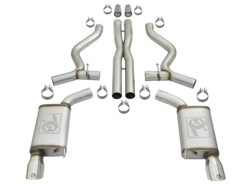 aFe MACHForce XP 3in-2.5in 304SS Exhaust Cat-Back 15-20 Audi S3 L4-2.0L (t) - Polished Tips - 49-36442-P