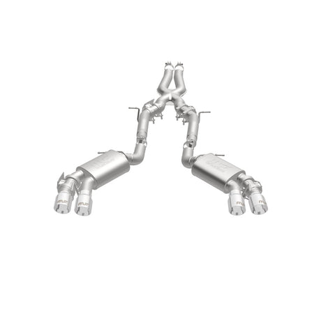 MagnaFlow 2016 Chevy Camaro 6.2L V8 Competition Cat Back w/ Quad Polished Tips - 19265