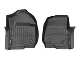 WeatherTech 2017+ Ford F-250/F-350/F-45-/F-550 Vinyl Front FloorLiner - Black (Super Cab-Suber Crew) - 4410511V