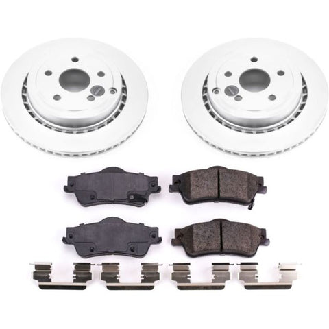 Power Stop 11-17 Chevrolet Caprice Rear Z17 Evolution Geomet Coated Brake Kit - CRK5528
