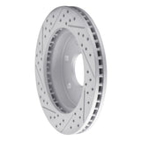 R1 06-10 Hummer H3T Front Right Drilled & Slotted Geo-Carbon Rotor - 830-93000R