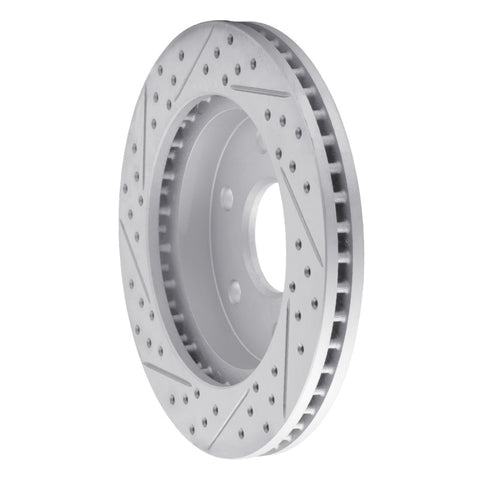 R1 06-10 Hummer H3T Front Right Drilled & Slotted Geo-Carbon Rotor - 830-93000R