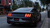 Corsa 2015 Ford Mustang GT 5.0 3in Cat Back Exhaust Black Dual Tips (Sport) - 14332BLK