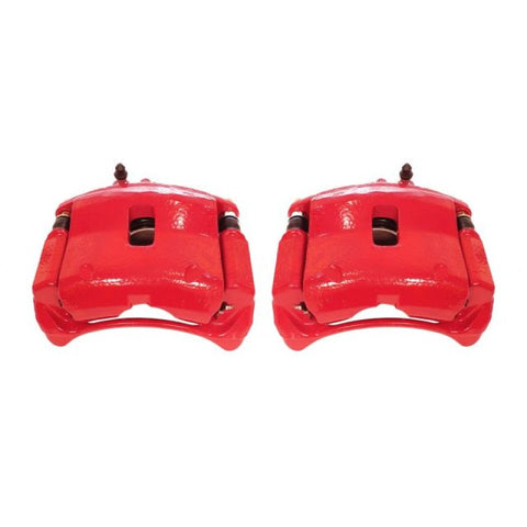Power Stop 01-02 Acura MDX Front Red Calipers w/Brackets - Pair - S2644