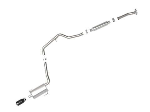 aFe POWER Takeda 12-16 Subaru Impreza 2.0L 2.5in 304SS CB Exhaust w/ Black Tips - 49-36052-B