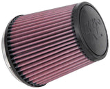 K&N Filter Universal Rubber Filter Round Tapered 4.5in  Flange 5.875in Base 4.5 inch Top 6in  Height - RU-4740